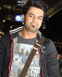 Manish Paul at Mumbai International Airport for SAIFTA