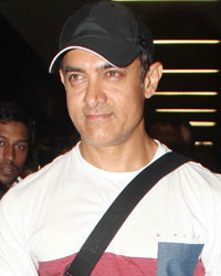 Aamir Khan snapped at the airport