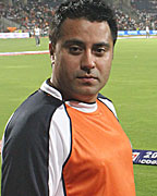 Waahiid A. Khan at the CCL Match in Pune