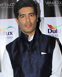 Manish Malhotra during the unveiling of Dulux Velvet touch collection