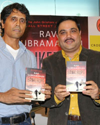 Ravi Subramanian at the Launch 'BANKRUPT' Book