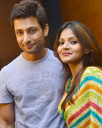 Indraneil Sengupta and Arunima Ghosh during the launch of Bappaditya Bandopadhyay's album 'Nayika Sangbad'