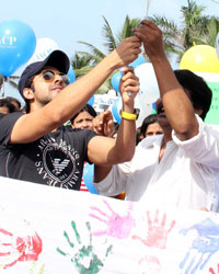 Ayushman khurana flag off cerebral palsy walk of indian academy of cerebral palsy on world cerebral palsy day