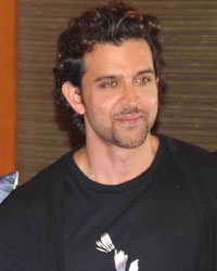 Rakesh Bedi and Hrithik Roshan at  Launch of Krrish 3 Merchandise