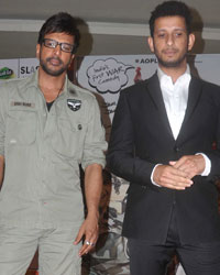 Sharman Joshi and Javed Jaffrey at Promotion of film War Chhod Na Yaar