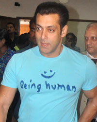 Salman Khan at 2nd anniversary of cochlear implants facility at Holy family hospital