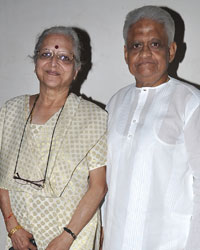 Pyarelal ji with wife at Soma Ghosh's Parampara Kal Aur Aaj show at Ravindra Natya Mandir