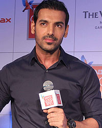 John Abraham during the launch of NDTV Good Times new show 'John Abrahim- a Simple Life'