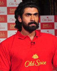 Rana Daggubati during the launch of the Old Spice deodorant