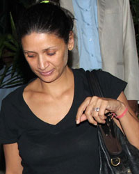 Mehr Rampal snapped at nido resto bandra