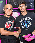 Football captain Sunil Chhetri at nike store