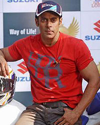 Salman Khan at the launch of Suzuki Biking Lords