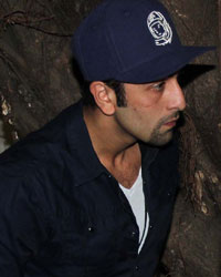 Ranbir Kapoor and Ayan Mukherjee snapped at Olive