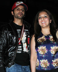 Karanvir Bohra and Munisha Khatwani at the special screening of Luv U Soniyo