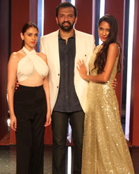 Aditi Rao Hydari with Atul Kasbekar and  Lisa Haydon in Kingfisher Supermodels finale on NDTV Good Times