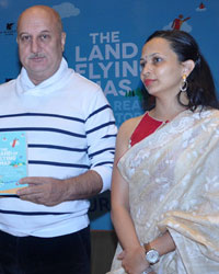 Anupam Kher at Land of flying lamas book launch