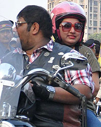 Harley Davidson bike rally at Mulund Festival