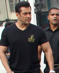 Salman Khan snapped during a photoshoot in various dresses