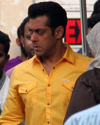 Salman Khan snapped during a photoshoot in various dresses