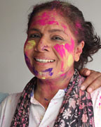 Rama Vij Celebrates Holi