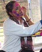 Rama Vij Celebrates Holi