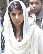 Priyanka Chopra at at her assistant Jiban Patra's funeral