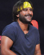 Saif Ali khan on the sets of Extra Innings T20 IPL 2013