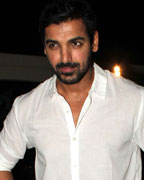 John Abraham at media screening of shootout at wadala