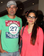 Atul Agnihotri and Alvira Khan at terrence lewis performance