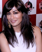 Ravi Tripathi with Chitrangada Singh at Fever 104 FM