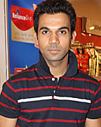 Raj Kumar Yadav at Promotion of movie Kai Po Che at Reliance Trends