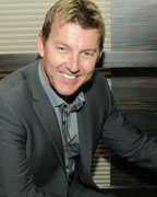 Brett Lee at Rohan Pate's engagement ceremony