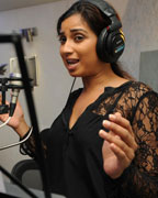 Shreya Ghosal at Song Recording of Janta Vs Janardan