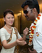 Chennai Rhinos team at Park Hyatt, Hyderabad