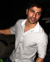 Varun Dhawan snapped at Olive, Bandra