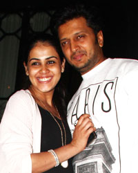 Genelia D'Souza and Ritesh Deshmukh