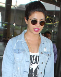 Priyanka Chopra spotted at international airport