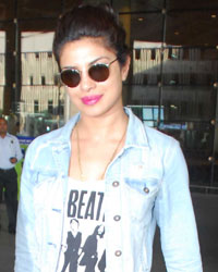 Priyanka Chopra spotted at international airport