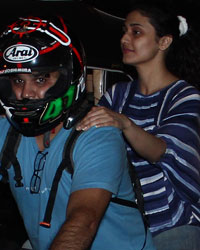 Ragini Khanna spotted with a biker in Bandra