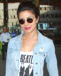 Priyanka Chopra spotted at international airport