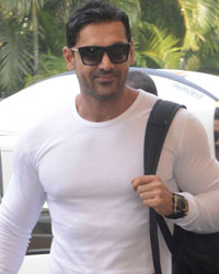 John Abraham spotted at Airport