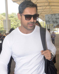 John Abraham spotted at Airport