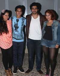 Apeksha Dandekar, Amal Malik, Armaan Malik, Neha Bhasin at 'W' film promotions in Rizvi College