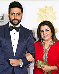 Abhishek Bachchan and Farah Khan