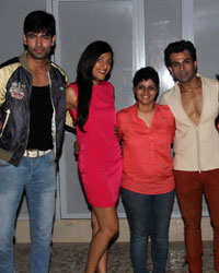 Danish, Leeza Raj Mangaldas, Sonal Giani, Abhey Attri, Lezlie Tripathy and Raj Singh Arora at 'W' film promotions in Rizvi College