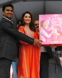 Madhuri Dixit at Gulaab Gang music launch press release