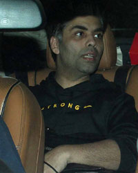 Karan Johar at Aamir Khan's residence