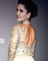 Sunny Leone in Mayyur R Girotra at Times Food and Nightlife Awards