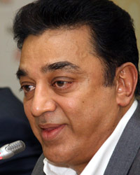 Kamal Haasan and film director Ramesh Sippy at Pravasi Bharatiya Conference