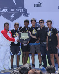 First edition of PUMA's School of Speed, a one-of-a-kind relay running race for school students